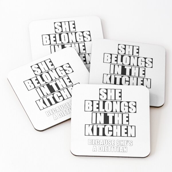 Item preview, She Belongs In The kitchen... Because She's a Dietitian designed and sold by Original Cheddar.