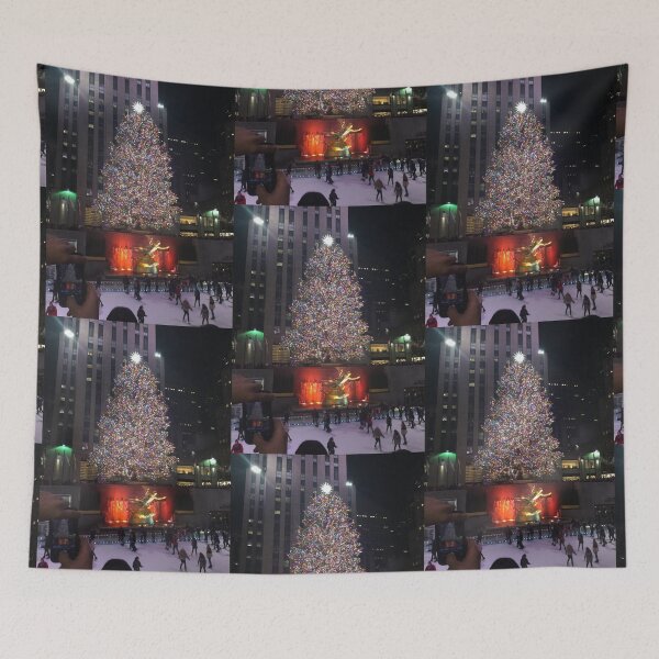 Item preview, Rockefeller Center Christmas Tree Scene designed and sold by RitazMedia.