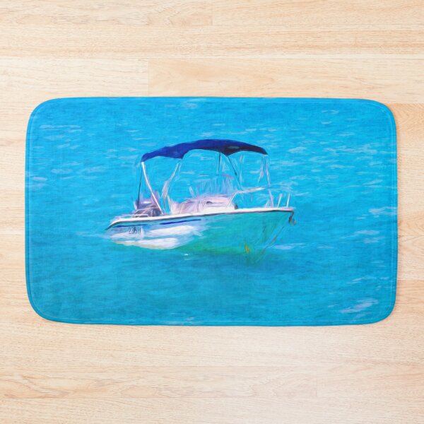 Item preview, Barbados Speedboat Art designed and sold by Londonimages.