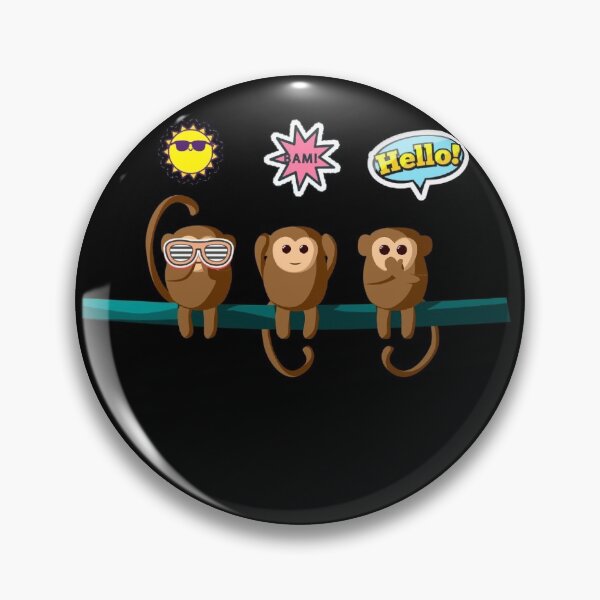 Item preview, Three monkeys designed and sold by aarohee2017.