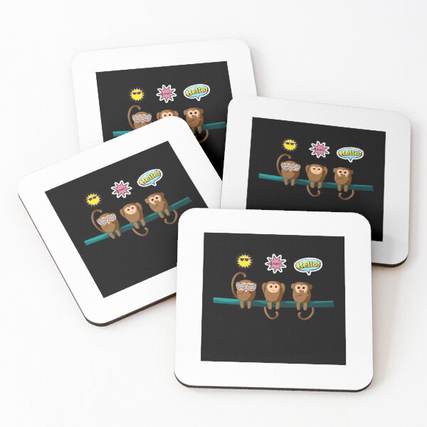 Item preview, Three monkeys designed and sold by aarohee2017.