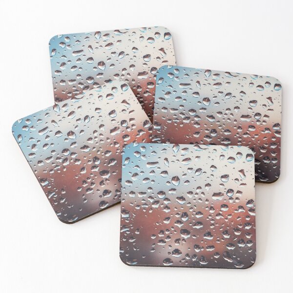 Item preview, Window pane on a rainy day. designed and sold by Theleochick.