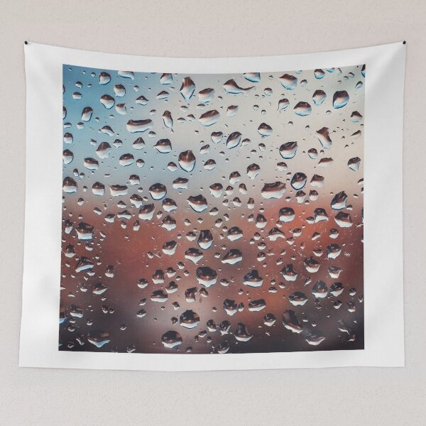 Item preview, Window pane on a rainy day. designed and sold by Theleochick.