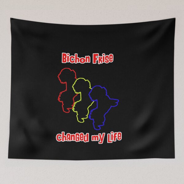 Item preview, Bichon Frise Changed my Life - Dog Art dogs Silhouette - pet designed and sold by Coolstuff4you71.