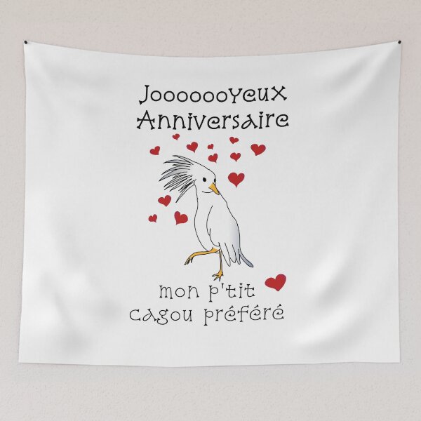Item preview, Happy birthday my favorite little cagou designed and sold by Joie-et-Poesie.