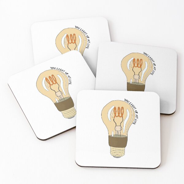 Item preview, You Light Up My Life Hand Drawn Lightbulb Design designed and sold by General Nonsense Store.