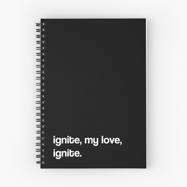 Item preview, aaron warner: ignite, my love, ignite (in white) designed and sold by lntuitiveDesign.