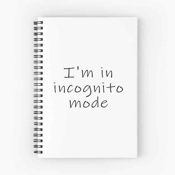 Item preview, In incognito mode designed and sold by happyshopg.