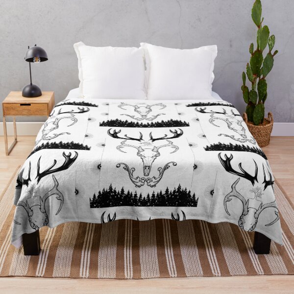 Item preview, Vintage Stag Skull Design designed and sold by AestheticAtire.