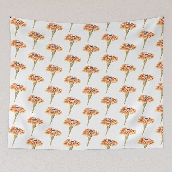 Item preview, Marigold smiling flower  designed and sold by kaylynkemp.