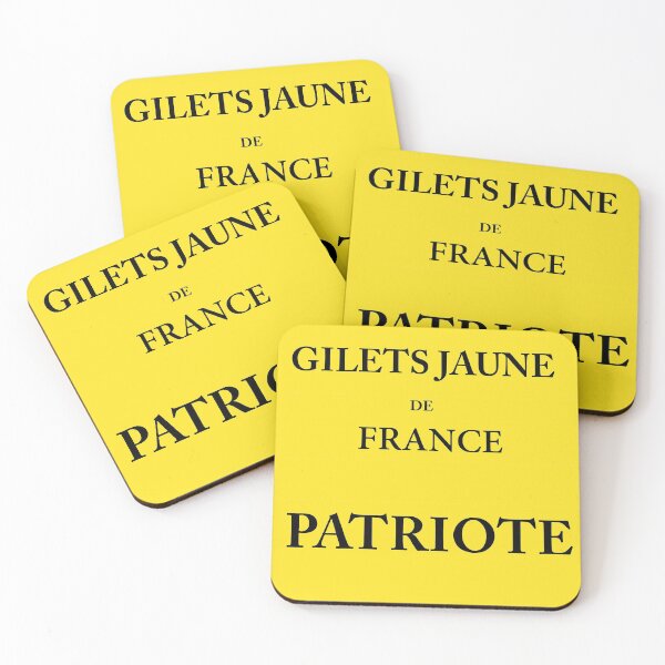 Aperçu de l'œuvre r1870/ GILETS  JAUNE   " Patriote  " (c)(h) par Okaio Créations 2019 créée et vendue par o.okaïo.