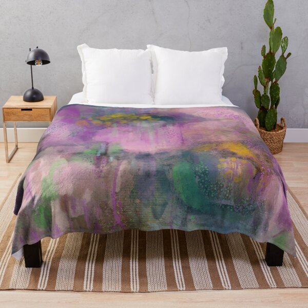 Item preview, Dreamy Floral Pastel Aesthetic Flower Abstract Oil Painting designed and sold by NikoleneStudios.