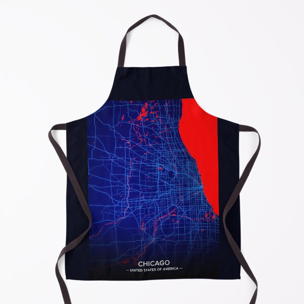 Item preview, Chicago City Map Print, Chicago City Map Poster, Chicago City Map Wall Art, Chicago City Map, Chicago Fitted Mask, Chicago Mask, Chicago Leggings, Map of Chicago City, Chicago City Map Art designed and sold by randomorder.