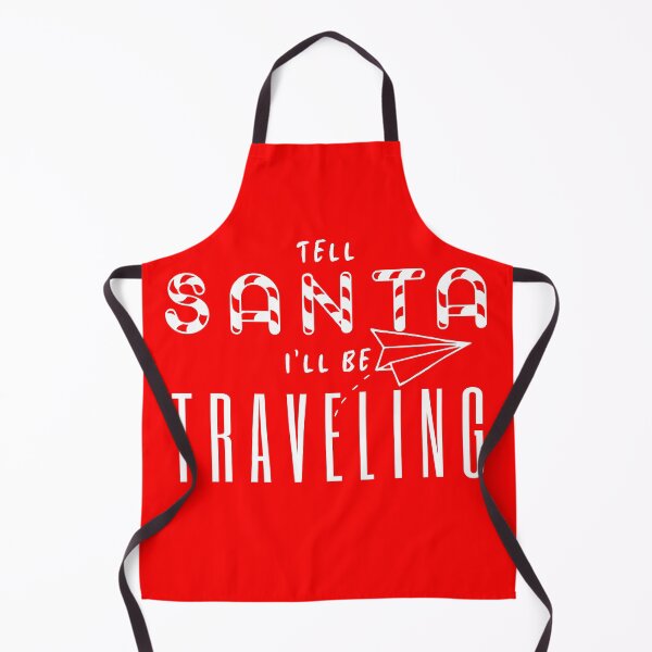 Item preview, Christmas Tell Santa I'll be Traveling Paperplane Candy Cane designed and sold by Hoiho Adventure Shirts.