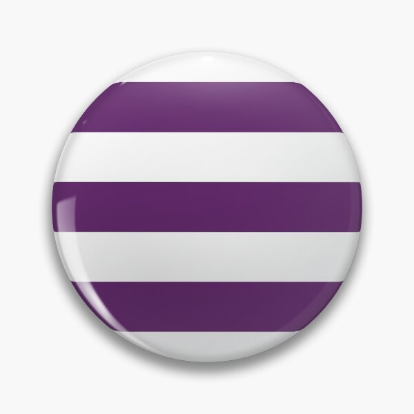 Item preview, Medium AUBERGINE PURPLE and WHITE Horizontal STRIPES designed and sold by RachelMacht.