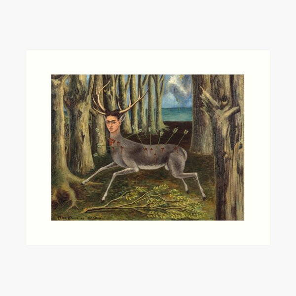 Frida Kahlo The Wounded Deer Art Print