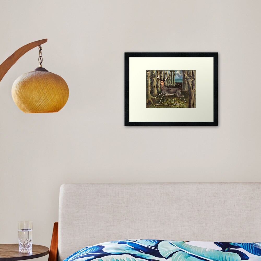 Frida Kahlo The Wounded Deer Framed Art Print