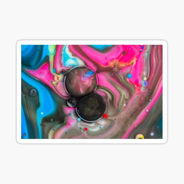 Bubbles Art Emilia Sticker
