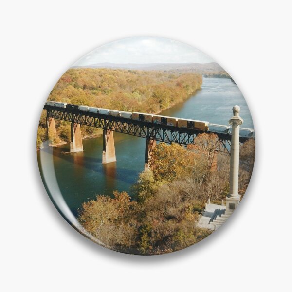 Item preview, Aerial view of Potomac River and Rumsey Monument Shepherdstown, WV designed and sold by MrRainbowArt.