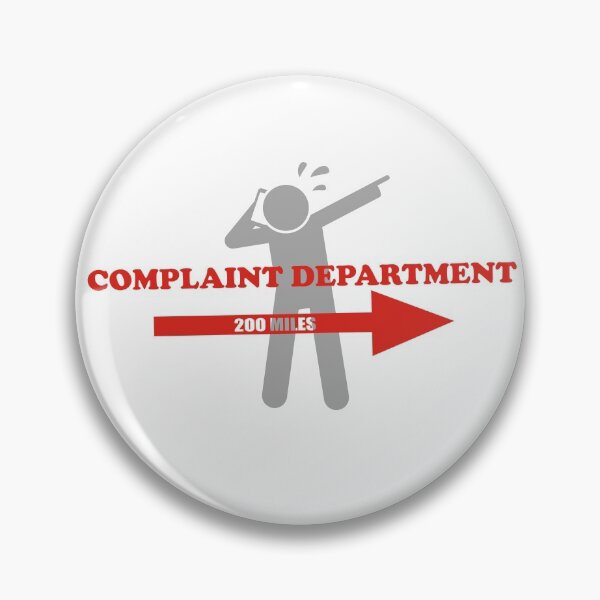Item preview, Complaint Department 200 Miles Funny Quote designed and sold by Mary Riley.