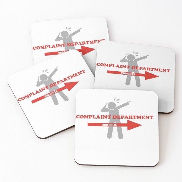 Item preview, Complaint Department 200 Miles Funny Quote designed and sold by Mary Riley.