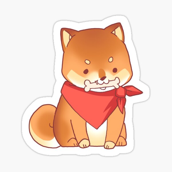 Rude Shiba Dog 3 - Chuchuw Sticker