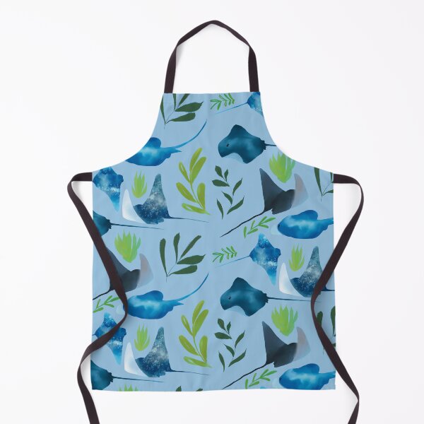 Item preview, Cute Watercolor Sting Rays Blue Ocean Wildlife designed and sold by TheRainbowRoom.