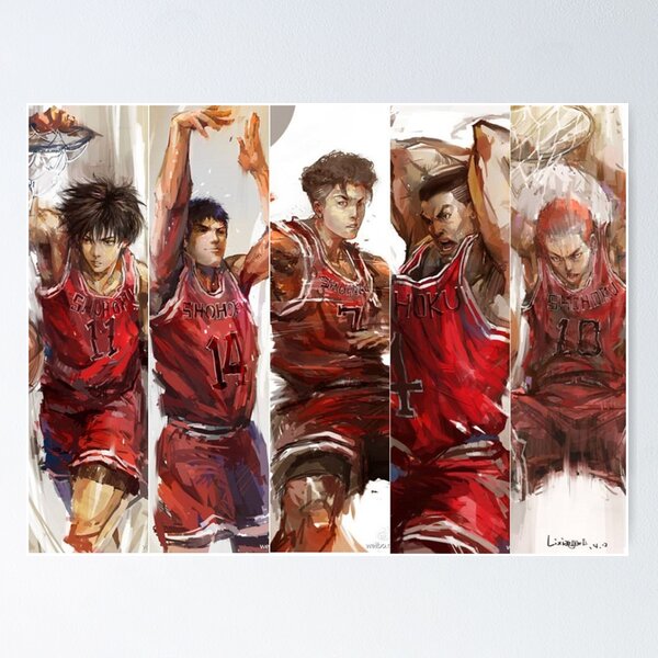 Slam Dunk Basketball Anime Block Giant Wall Art Poster