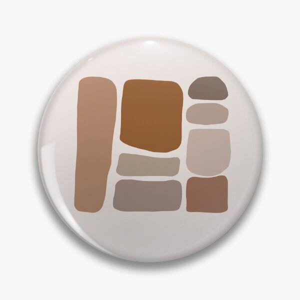 Item preview, Boho Abstract Shape Warm Toned  minimalist Print designed and sold by zedonee.