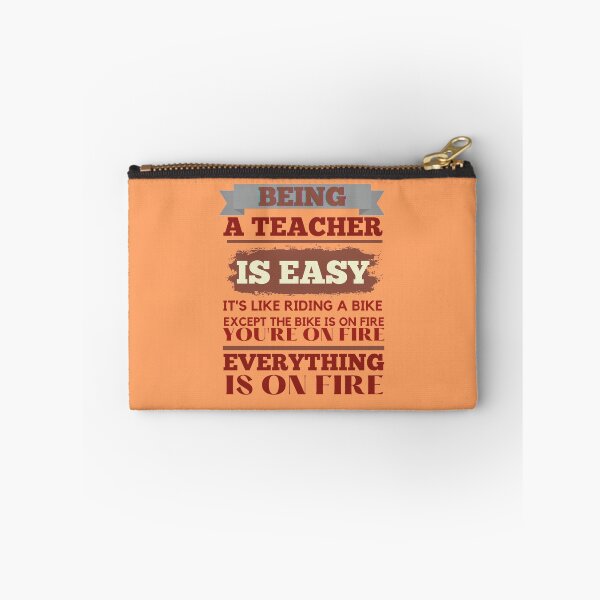 Item preview, Being A Teacher is Easy It's like riding a bike designed and sold by EvaWolf.