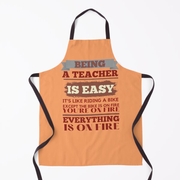 Item preview, Being A Teacher is Easy It's like riding a bike designed and sold by EvaWolf.