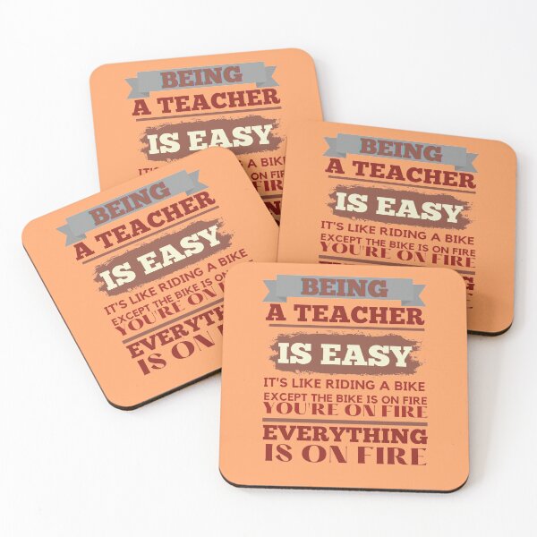 Item preview, Being A Teacher is Easy It's like riding a bike designed and sold by EvaWolf.