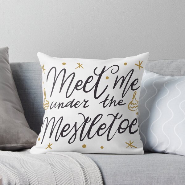 Item preview, Meet me under the Mistletoe. Christmas holidays lettering calligraphy designed and sold by Creative-maker.