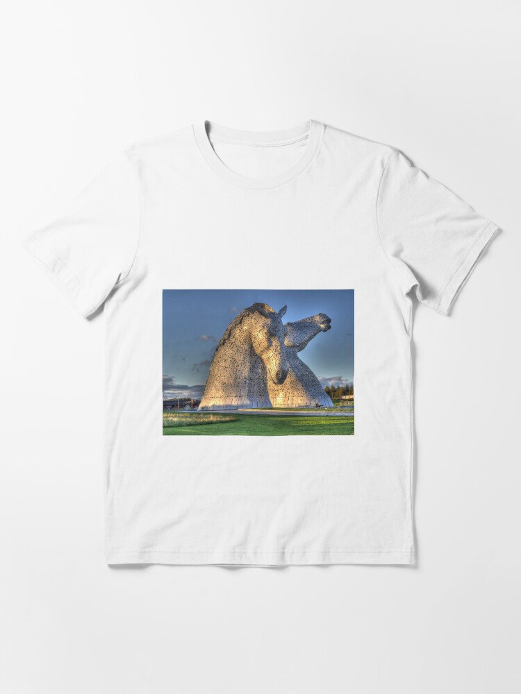 Alternate view of The Kelpies, Helix Park , Falkirk Essential T-Shirt