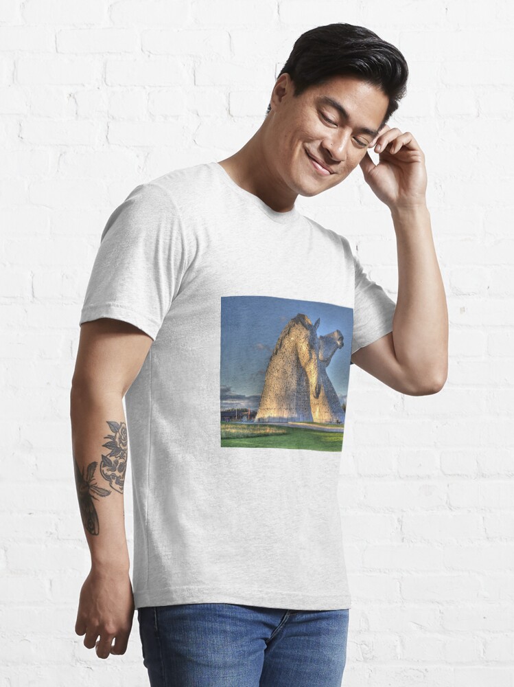 Alternate view of The Kelpies, Helix Park , Falkirk Essential T-Shirt