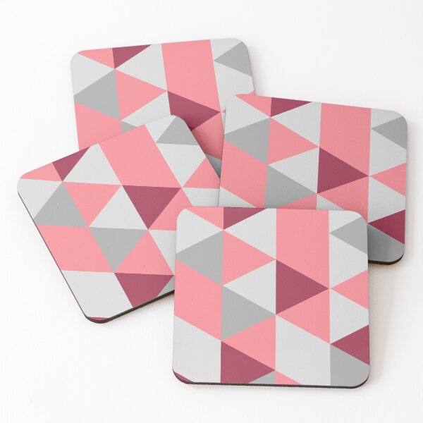 Item preview, Burgundy pink and grey pattern designed and sold by Gatugi.