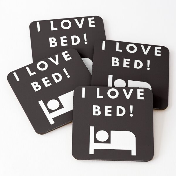 Item preview, I love bed! designed and sold by FunTee's.