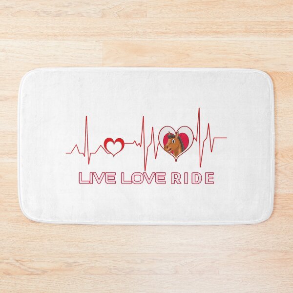 Item preview, Live Love Ride Horse Heartbeat designed and sold by WLHmedia.com .