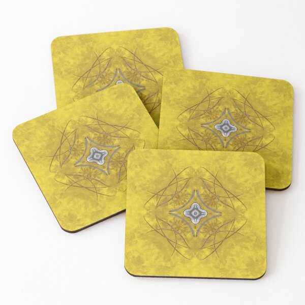 Item preview, Yellow and gray pattern - digital art designed and sold by towelday42.