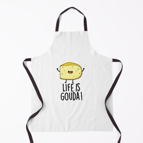 Item preview, Life Is Gouda Positive Cheese Puns  designed and sold by punnybone.