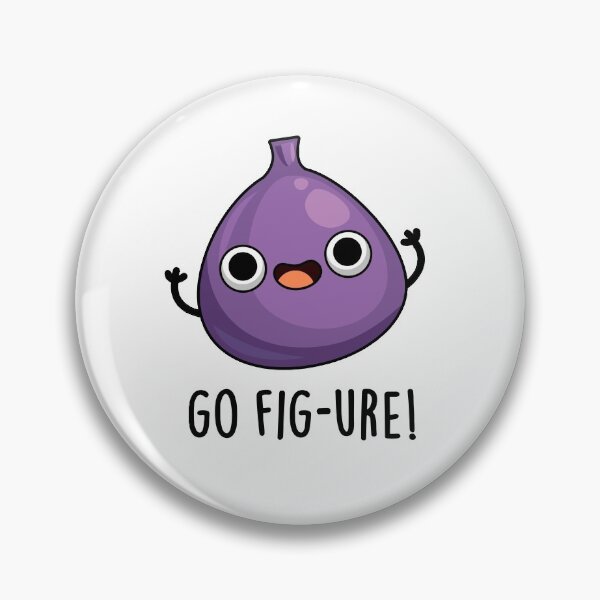Artikelvorschau, Go Fig-ure Fig Funny Fruits Puns entworfen und verkauft von punnybone.
