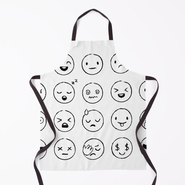 Item preview, handdrawn emoji doodle emoticons smile face sketch grunge ink designed and sold by redaaid.