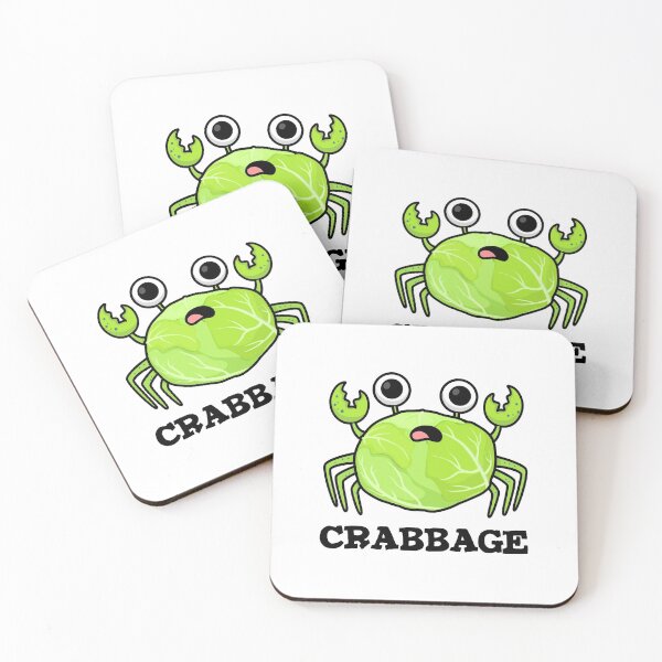 Item preview, Crabbage Funny Cabbage Crab Puns  designed and sold by punnybone.