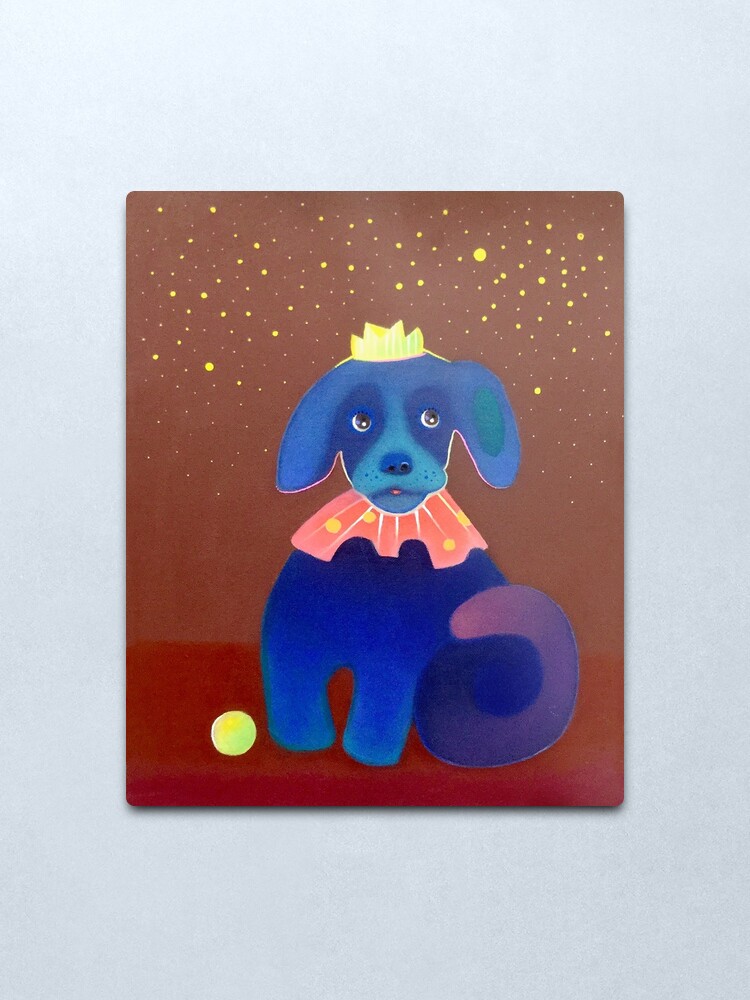 Alternate view of Dog Prince Metal Print