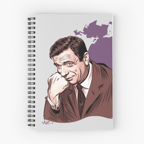 Item preview, Yves Montand - An illustration by Paul Cemmick designed and sold by TIGERDAVER.