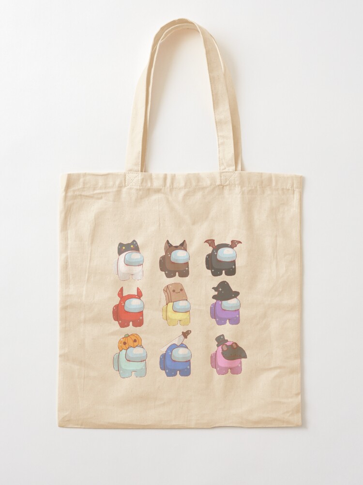 Cute Kawaii Among Us Tote Bag By Magicfox Redbubble