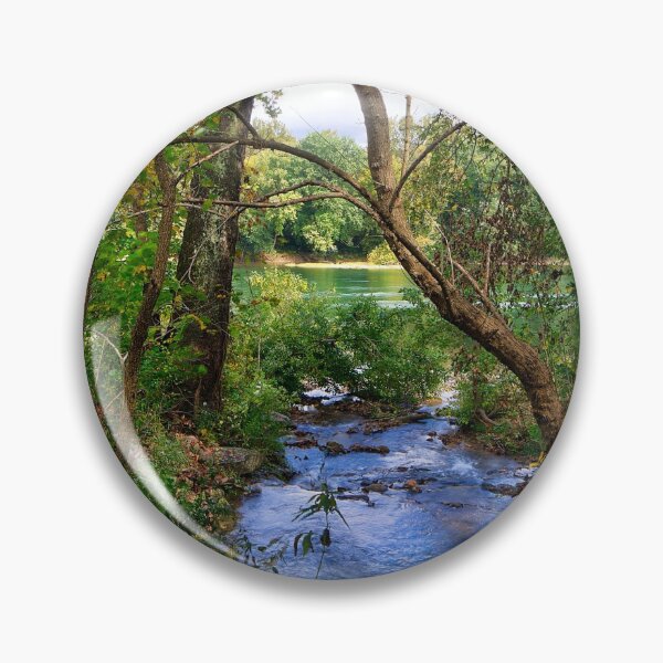 Item preview, Stream entering Potomac River in Shepherdstown, WV designed and sold by MrRainbowArt.