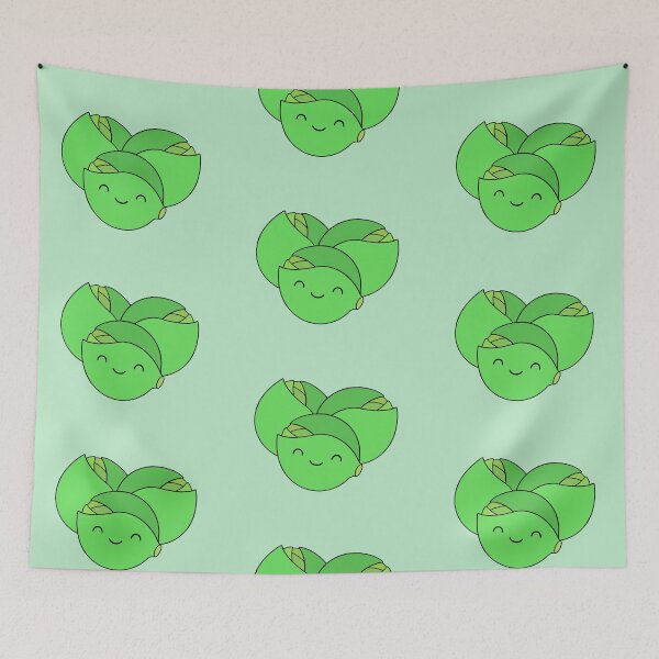 Item preview, Cute Brussel Sprouts Green Vegetables designed and sold by BaconPancakes21.