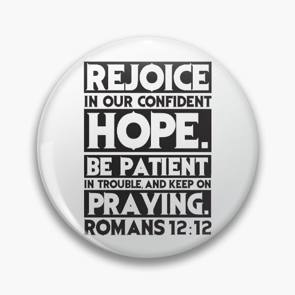 Item preview, Romans 12:12 designed and sold by plushism.