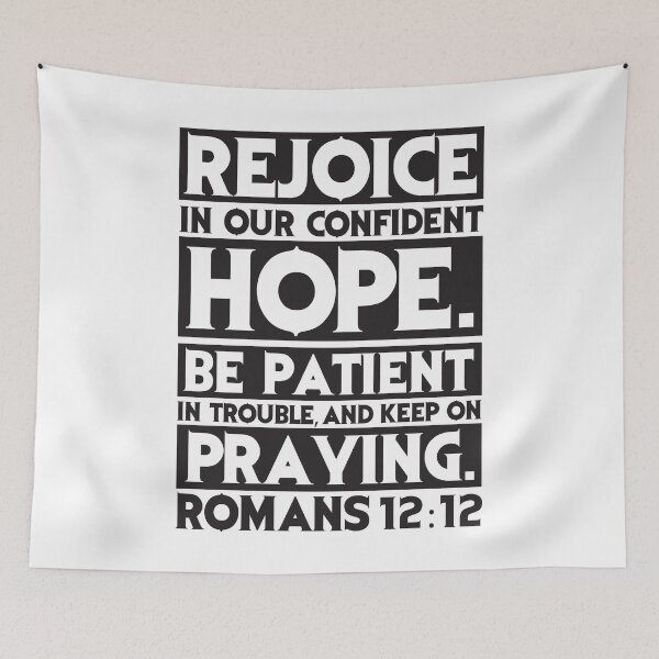 Item preview, Romans 12:12 designed and sold by plushism.